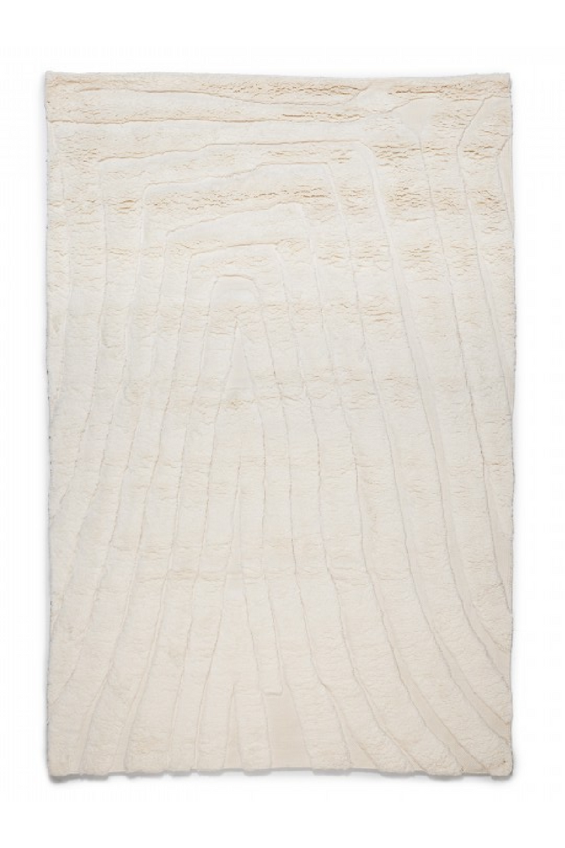 White Wool Area Rug | Dareels Maina | Oroatrade.com