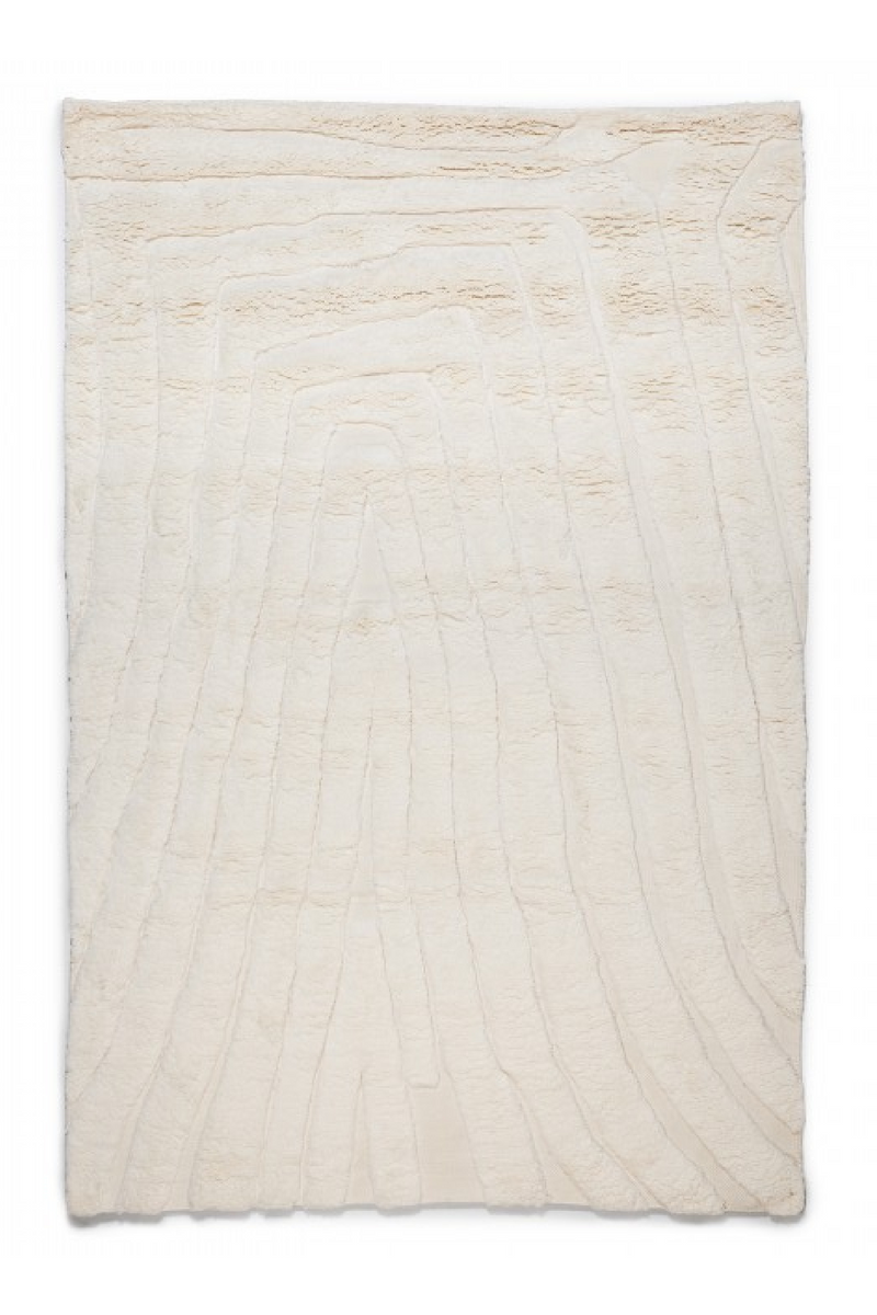 White Wool Area Rug | Dareels Maina | Oroatrade.com