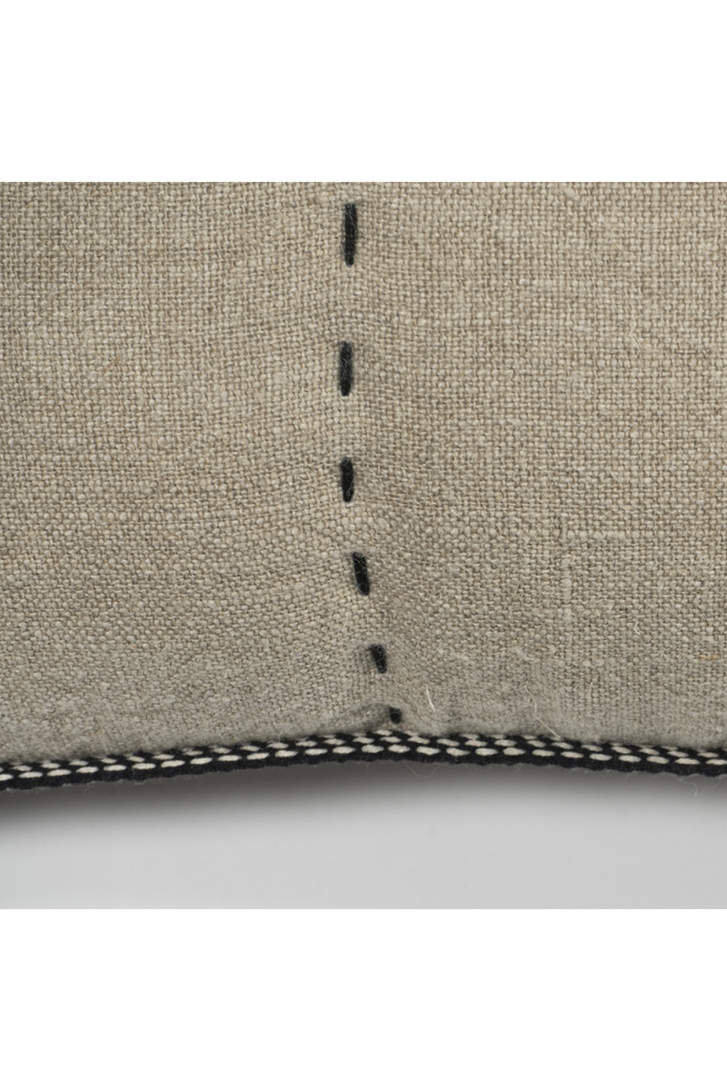 Stitched Linen Rectangular Cushion | Dareels Ashti 80 (filling included)  | Oroatrade.com