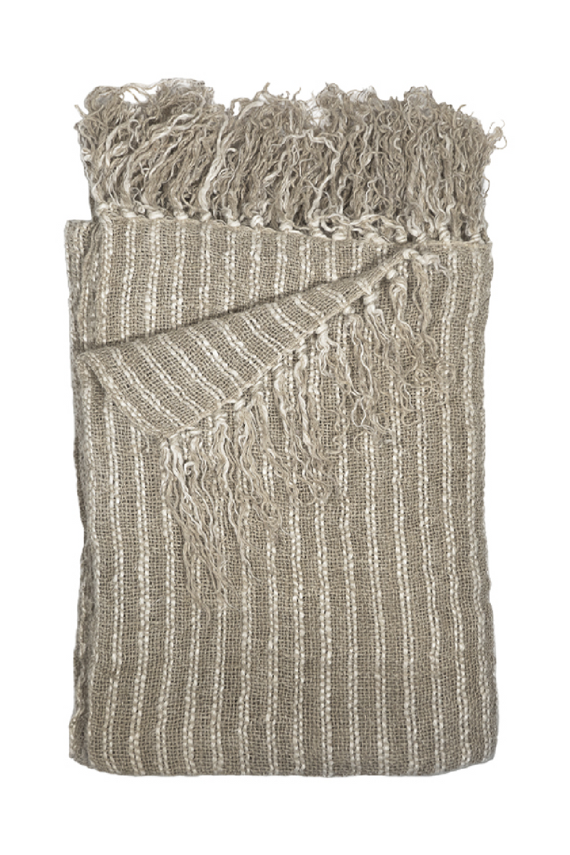 Linen Weave Fringed Plaid | Dareels Kochi | Oroatrade.com