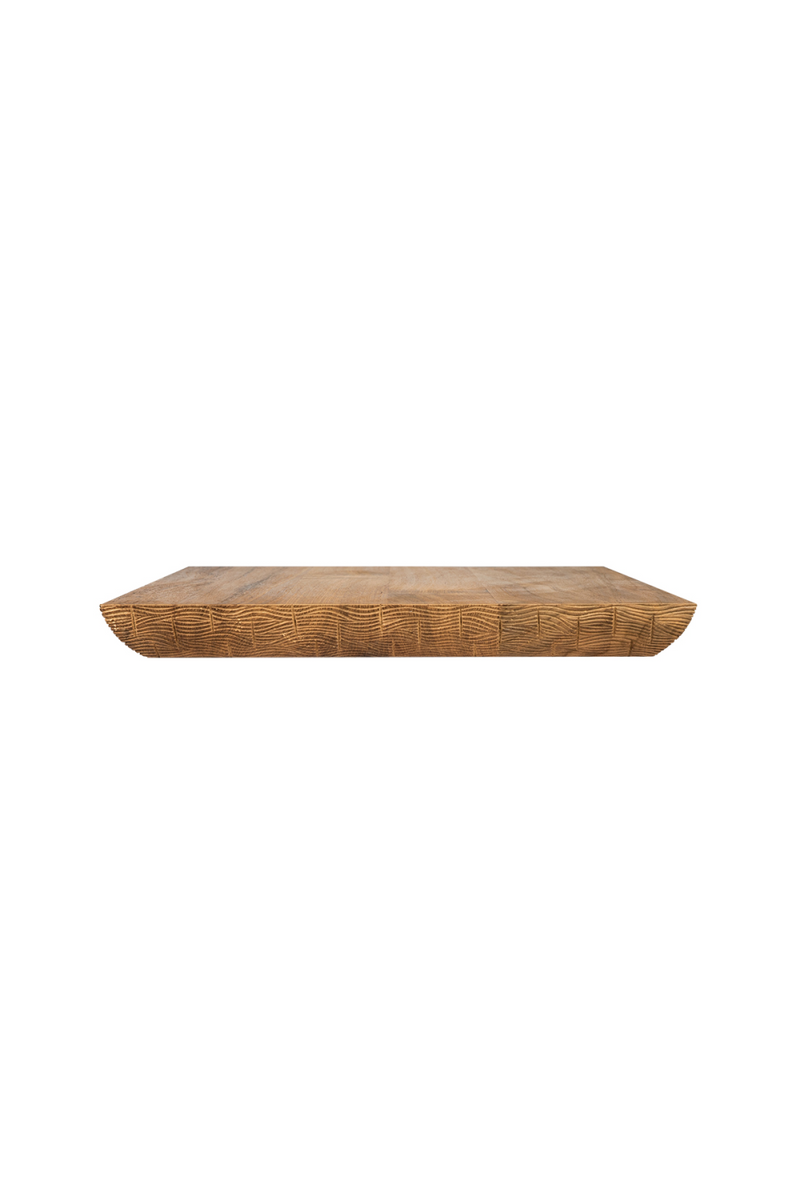 Carved Side Teak Cutting Board | Dareels Ijen Rect | OROA TRADE