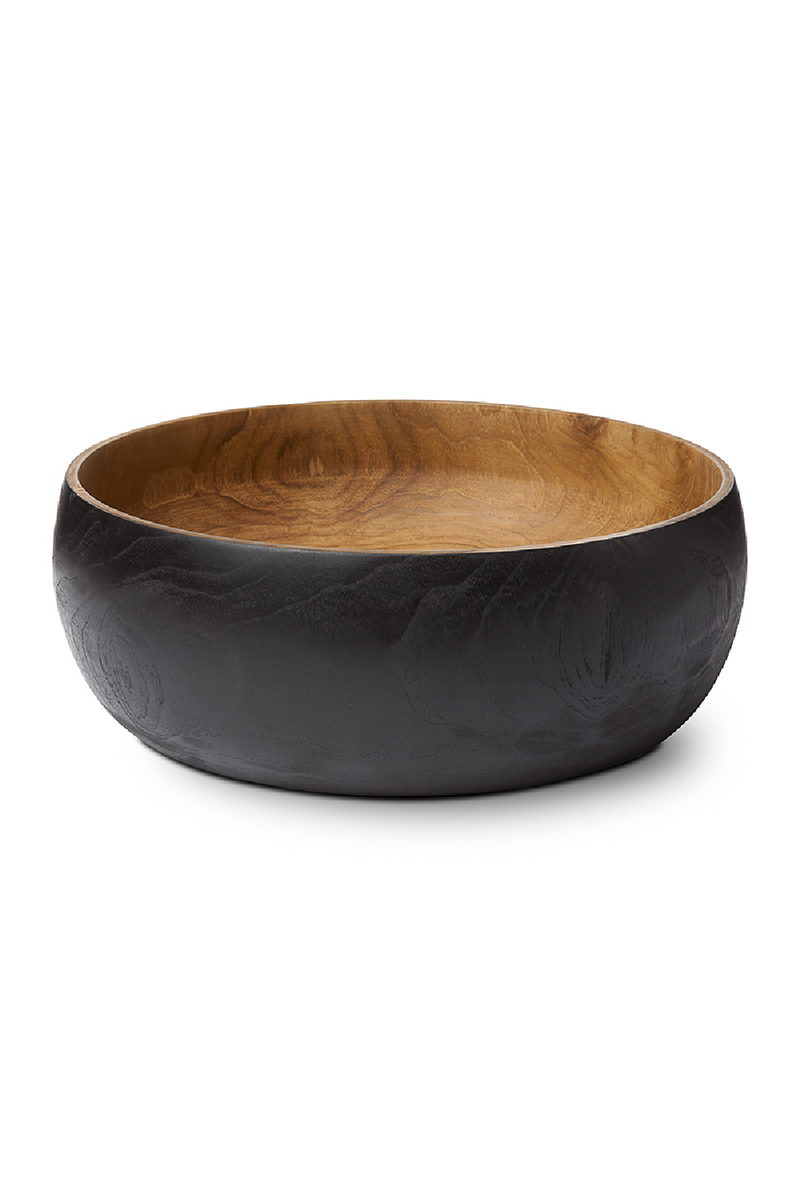 Black Teak Round Bowl | Dareels Niton  | Oroatrade.com