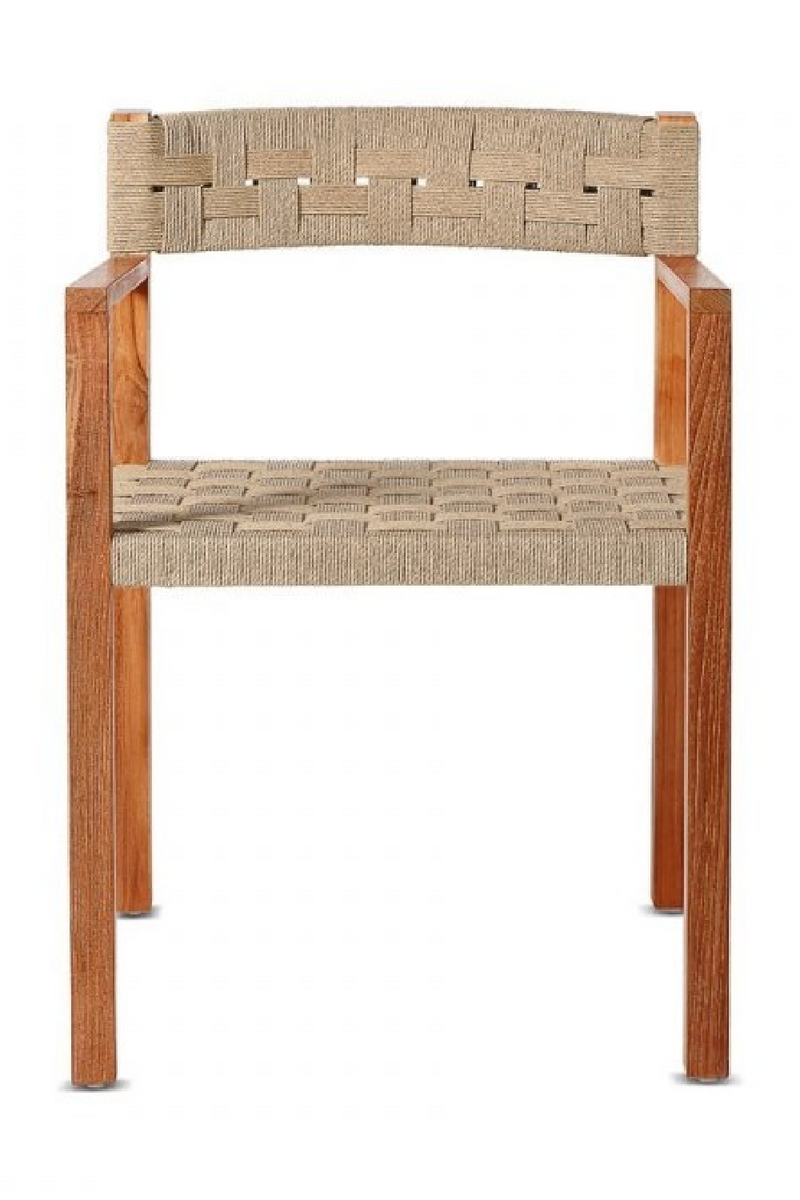 Braided Cord Rustic Outdoor Chair | Dareels Cora | Oroatrade.com