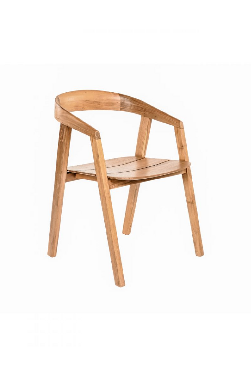 Curved Teak Outdoor Chair | Dareels Arc │ Oroatrade.com