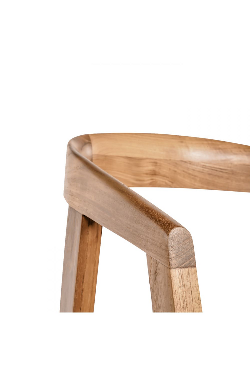 Curved Teak Outdoor Chair | Dareels Arc │ Oroatrade.com