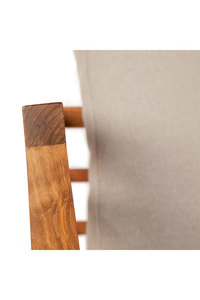 Cushioned Teak Outdoor Armchair | Dareels Strauss | Oroatrade.com 