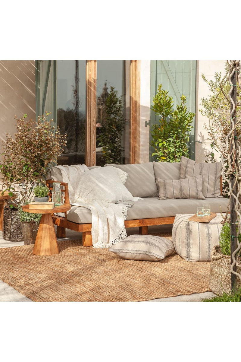 Cushioned Teak Outdoor Sofa | Dareels Strauss | Oroa Trade