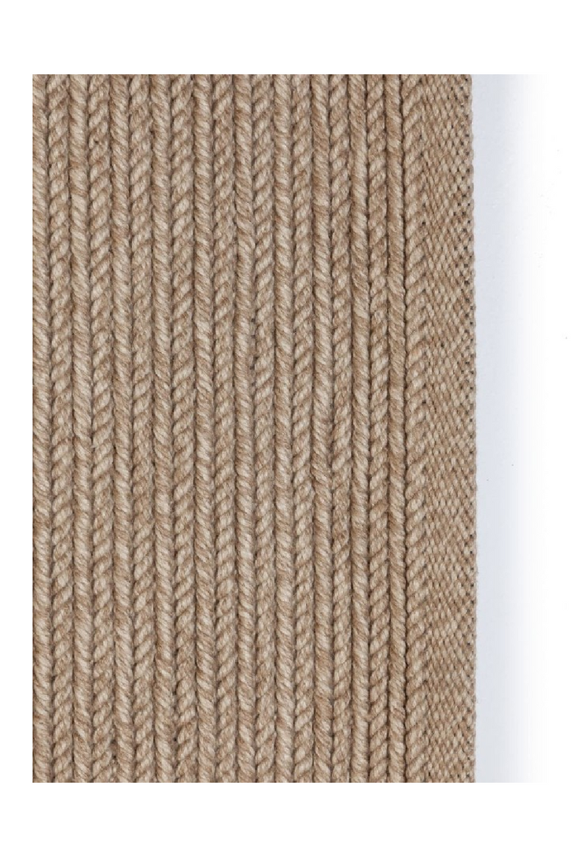 Beige Braided Yarn Outdoor Rug | Dareels Gingi | Oroatrade.com