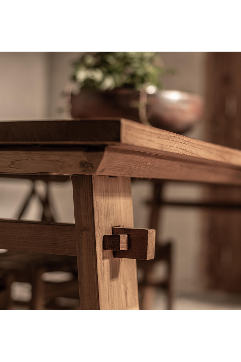 Rectangular Teak Dining Table | dBodhi Artisan | Oroatrade.com