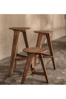 Natural Teak Wood Stool | dBodhi Berri | Oroatrade.com