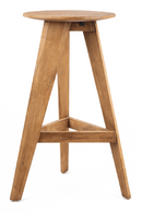 Round Teak Wood Kitchen Stool | dBodhi Berri | Oroatrade.com