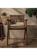 Wood Framed Abaca Dining Armchair | dBodhi Brawny | OROA TRADE
