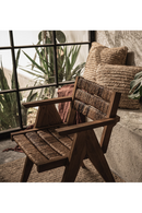 Wood Framed Abaca Dining Armchair | dBodhi Brawny | OROA TRADE