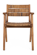 Wood Framed Abaca Dining Armchair | dBodhi Brawny | OROA TRADE