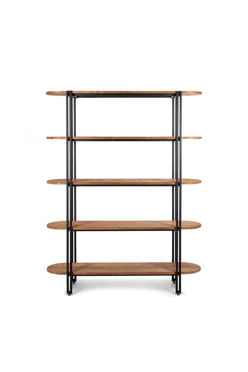 Natural Wood 5-Shelf Bookrack | dBodhi Coco | OROA TRADE