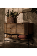 Handwoven Palm Leaves 4-Drawer Dresser | dBodhi Coco | OROA TRADE