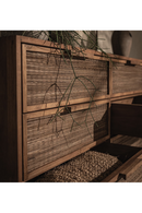 Handwoven Palm Leaves 6-Drawer Dresser | dBodhi Coco | OROA TRADE
