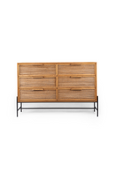 Handwoven Palm Leaves 6-Drawer Dresser | dBodhi Coco | OROA TRADE