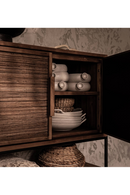 Natural Teak Wood 2-Door Dresser | dBodhi Coco | OROA TRADE