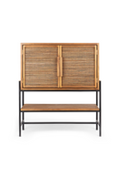 Natural Teak Wood 2-Door Dresser | dBodhi Coco | OROA TRADE