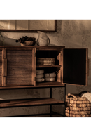 Handwoven Palm Leaves 3-Door Dresser | dBodhi Coco | OROA TRADE