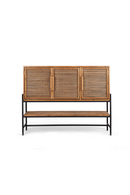 Handwoven Palm Leaves 3-Door Dresser | dBodhi Coco | OROA TRADE