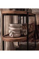 Oval Wooden Side Table With Undershelf | dBodhi Coco | OROA TRADE