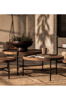 Round Wooden Coffee Table Set (3) | dBodhi Coco | OROA TRADE