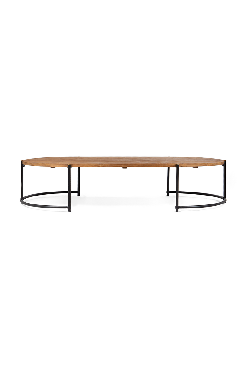 Oval Wooden Coffee Table | dBodhi Coco | OROA TRADE