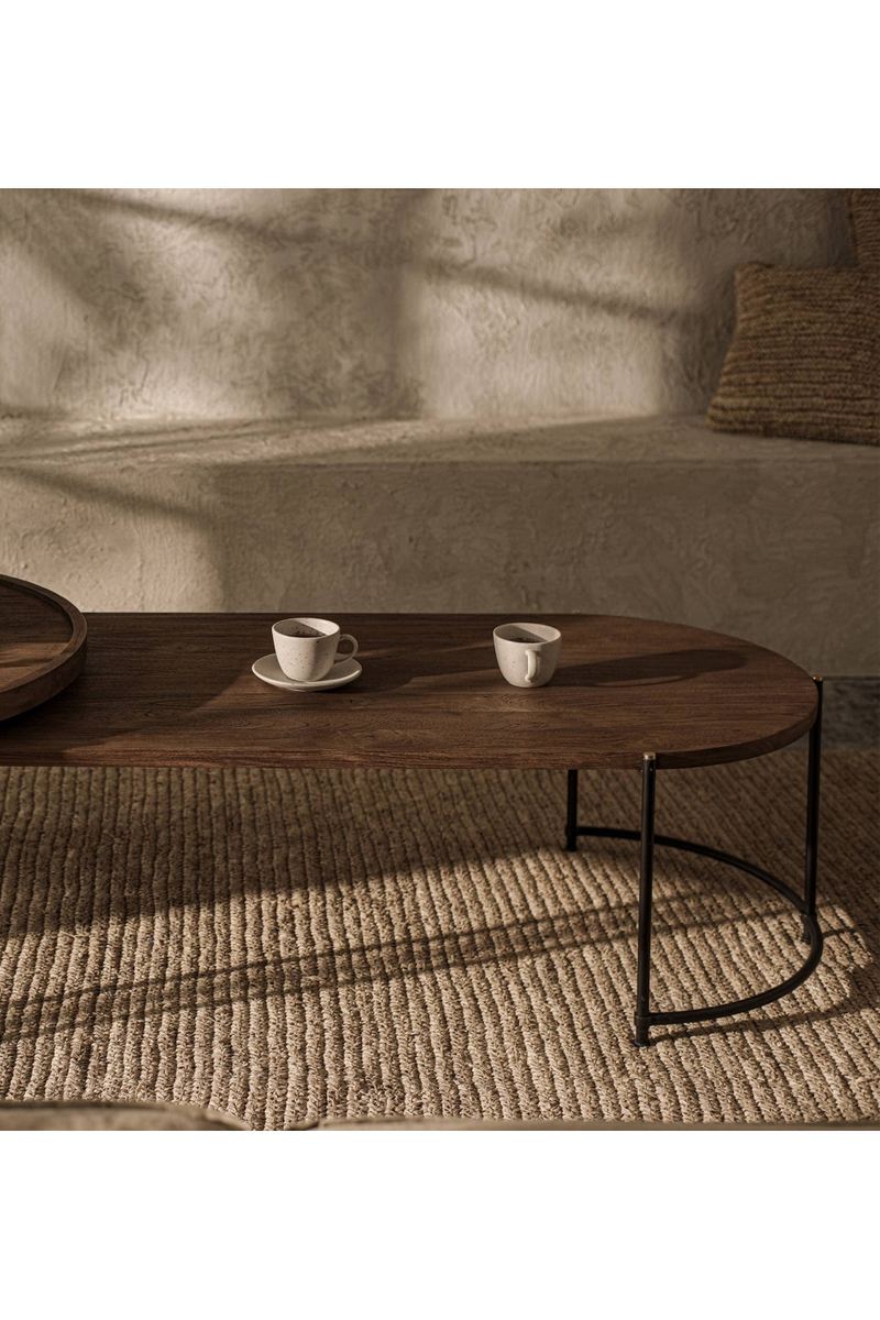 Metal Framed Wooden Nesting Coffee Tables (2) | dBodhi Coco | Oroatrade.com