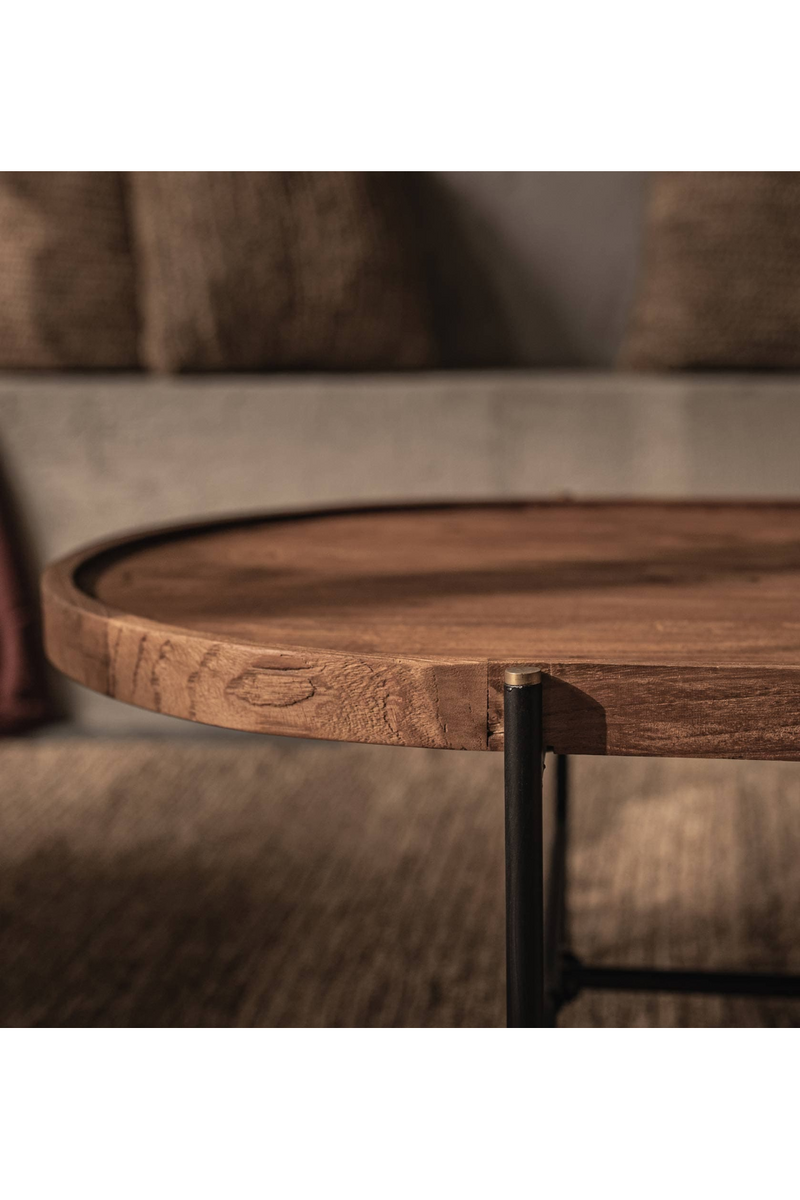 Oval Teak Wood Coffee Table | dBodhi Coco | Oroatrade.com