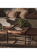 Oval Wooden Tray Coffee Table Set | dBodhi Coco | OROA TRADE