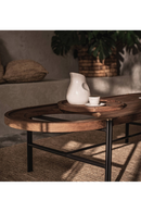 Oval Wooden Coffee Table With Tray | dBodhi Coco | Oroatrade.com