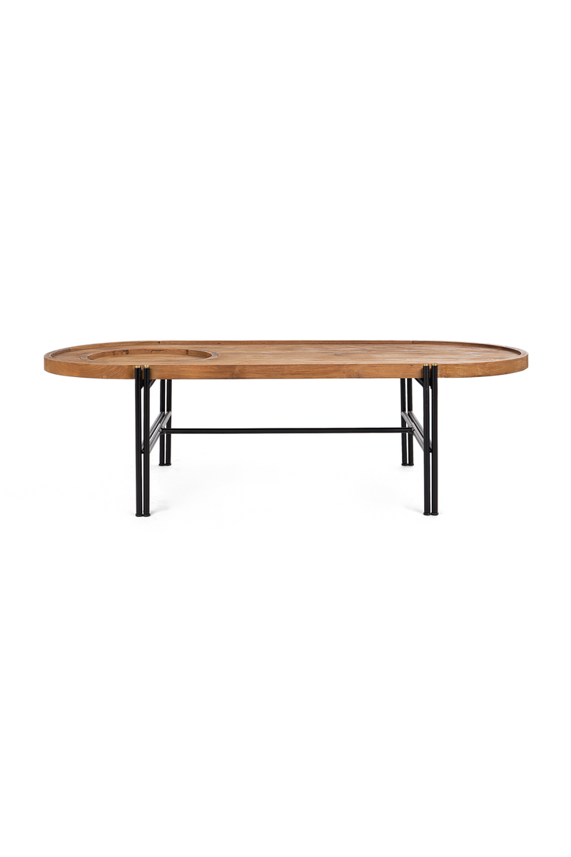 Oval Wooden Coffee Table With Tray | dBodhi Coco | Oroatrade.com