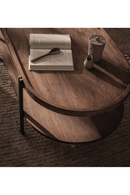 Oval Wooden Double Top Coffee Table | dBodhi Coco | OROA TRADE