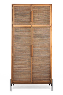 Rustic Wooden Framed Wardrobe | dBodhi Coco | Oroatrade.com