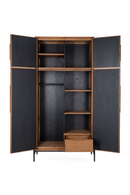 Rustic Wooden Framed Wardrobe | dBodhi Coco | Oroatrade.com