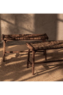 Two-Toned Woven Abaca Bench | dBodhi Caterpillar Flores |  Oroatrade.com