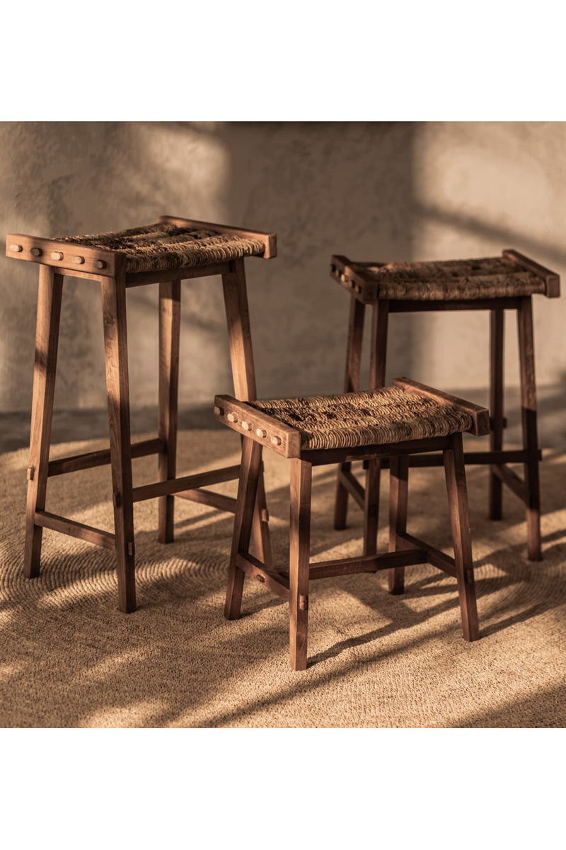 Two-Toned Abaca Seat Stool | dBodhi Caterpillar Flores |  Oroatrade.com