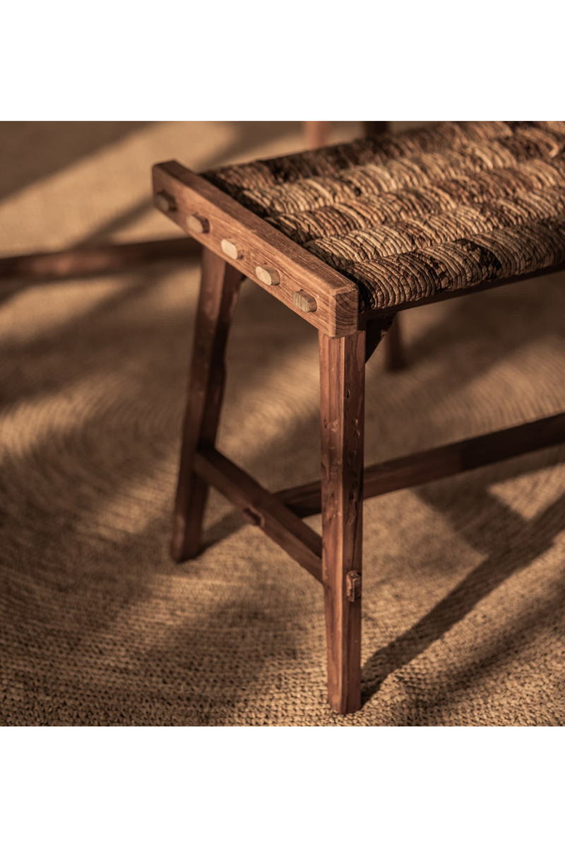 Two-Toned Abaca Seat Stool | dBodhi Caterpillar Flores | OROA TRADE