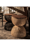 Hourglass Rattan Side Table | dBodhi Wave | OROA TRADE