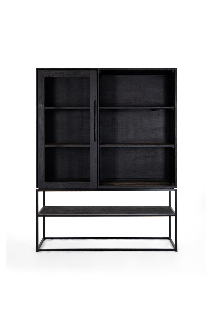 Black Wooden Cabinet With Glass Door | dBodhi Karma | Oroatrade.com