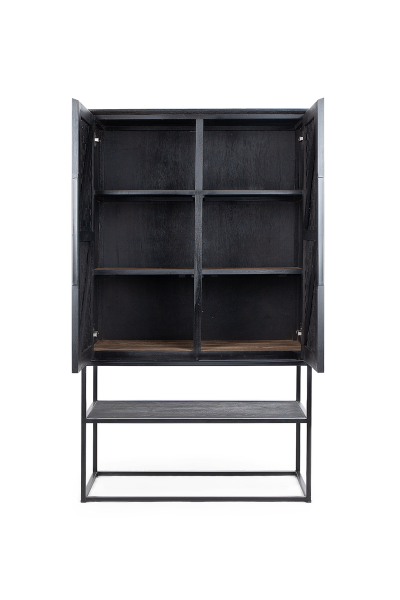Charcoal Wooden Industrial Cabinet | dBodhi Karma | OROA TRADE