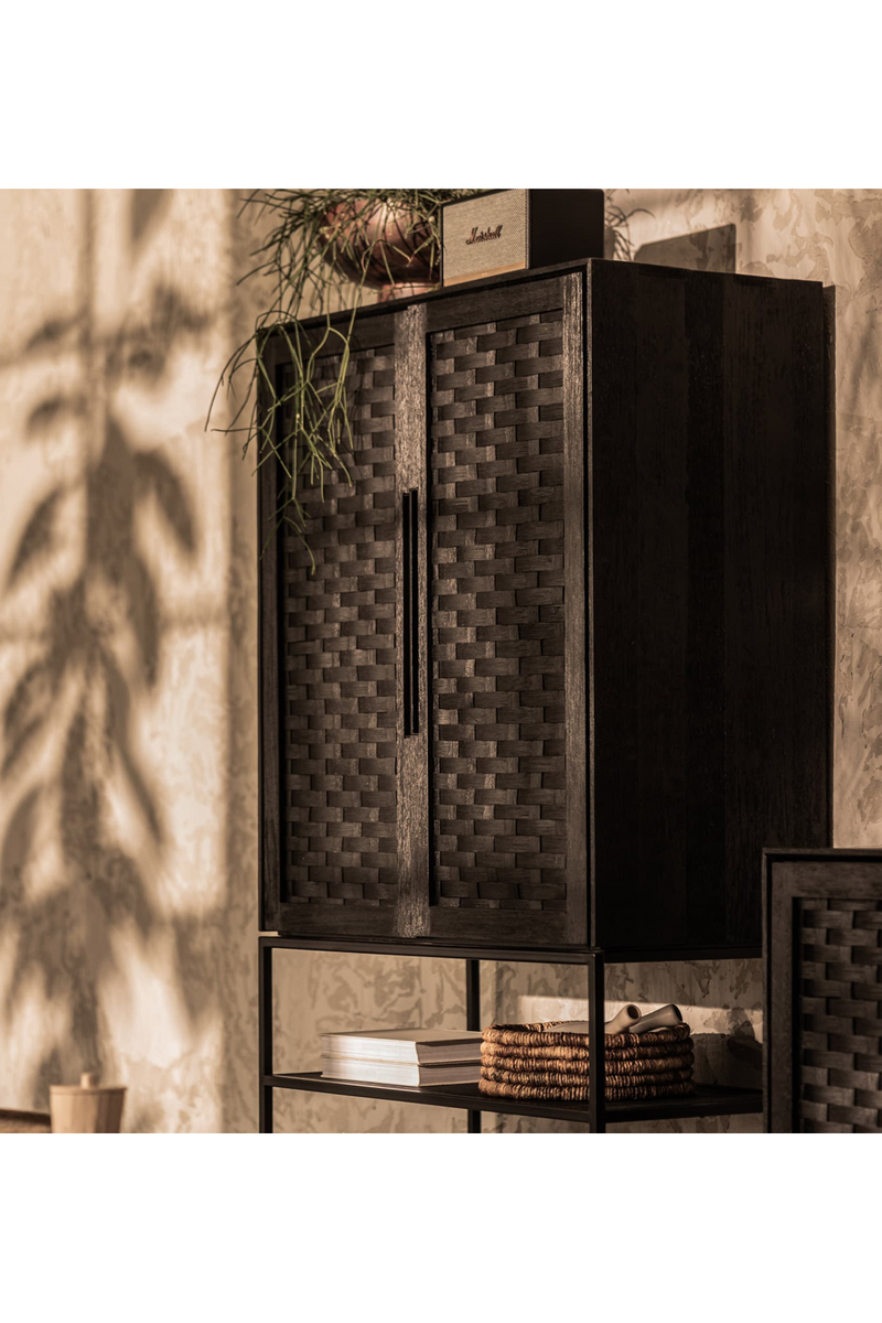 Charcoal Wooden Industrial Cabinet | dBodhi Karma | OROA TRADE