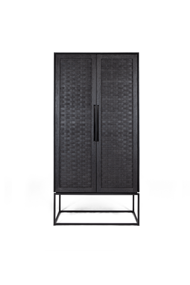 Charcoal Wooden 2-Door Cabinet | dBodhi Karma | OROA TRADE