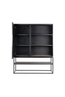 Wooden 3-Shelf Cabinet With Open Rack | dBodhi Karma |  Oroatrade.com