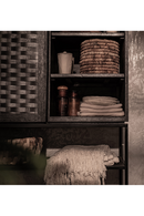 Charcoal Wooden 3-Shelf Cabinet | dBodhi Karma | Oroatrade.com