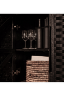 Charcoal Wooden 3-Shelf Cabinet | dBodhi Karma | Oroatrade.com