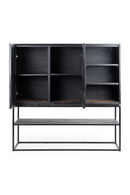 Charcoal Wooden 3-Shelf Cabinet | dBodhi Karma | Oroatrade.com