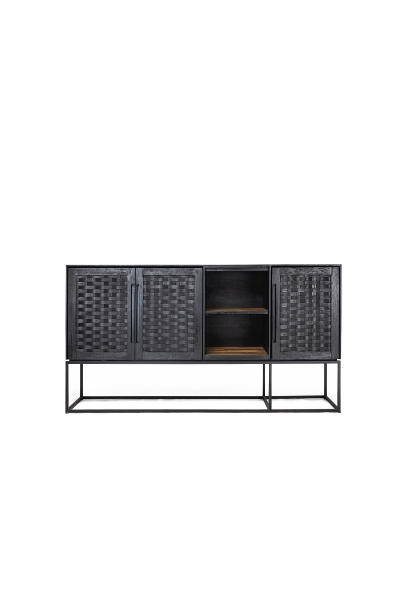 Handwoven Rattan 3-Door High Dresser | dBodhi Karma | OROA TRADE